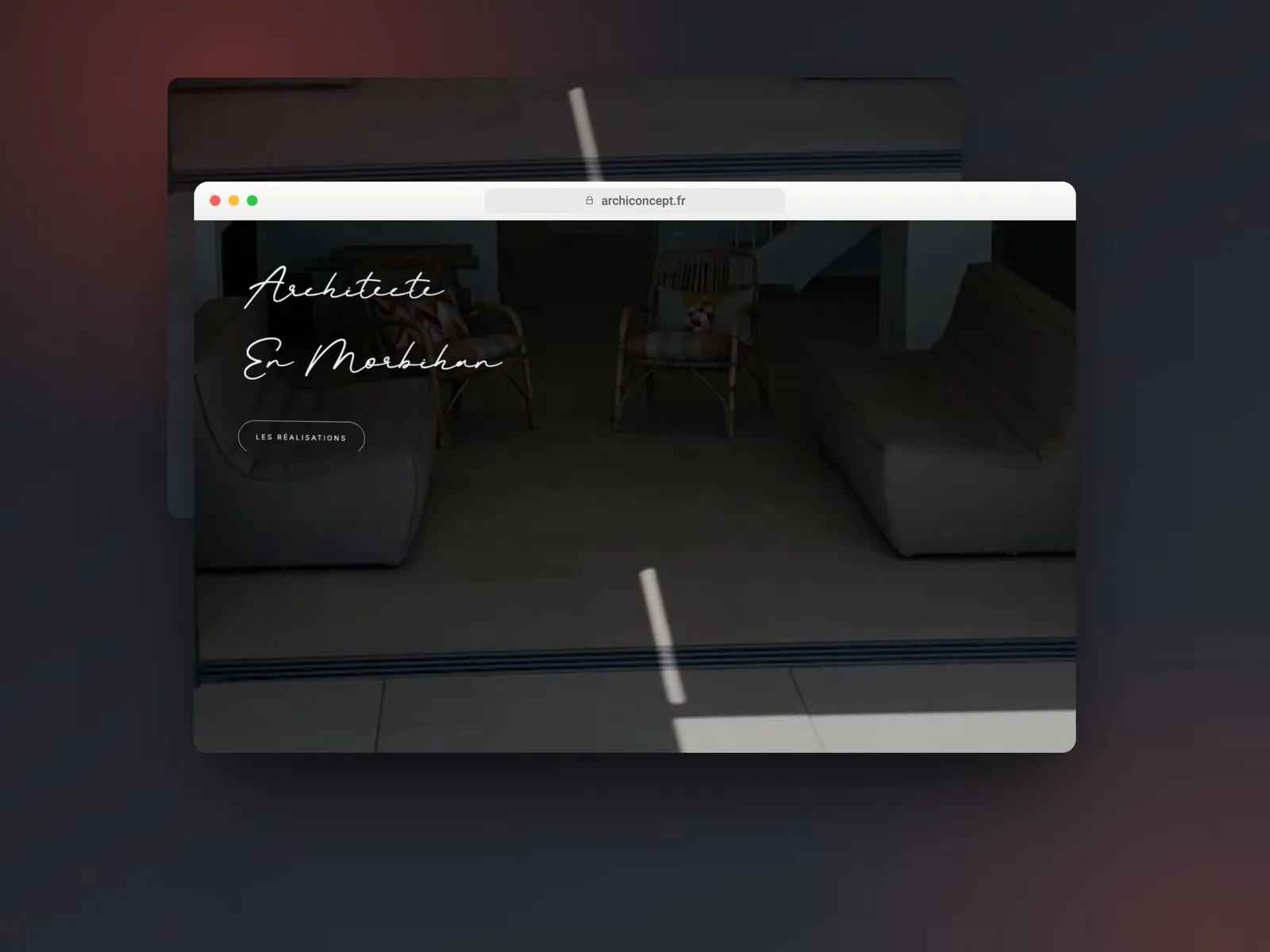 Refonte du site du cabinet d'architecture Archi Concept